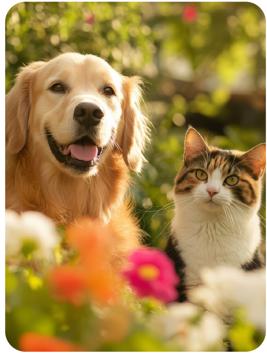 A cute dog.